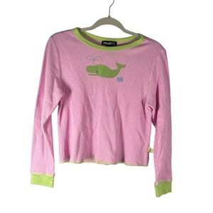 Mudd Y2K Thermal Waffle Knit Wale Graphic Sleep Long Sleeve Baby Tee Shirt L
